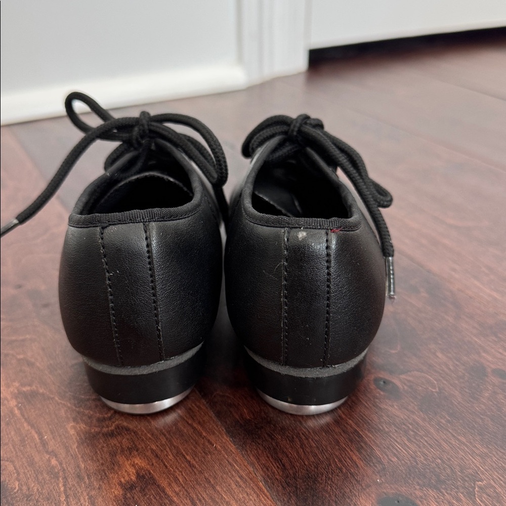 Revolution Dancewear Girls Black Tap Dance Shoes, size 12.5 - Picture 6 of 8